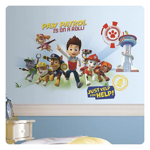 Paw Patrol Wall Graphix Peel and Stick Giant Wall Decal